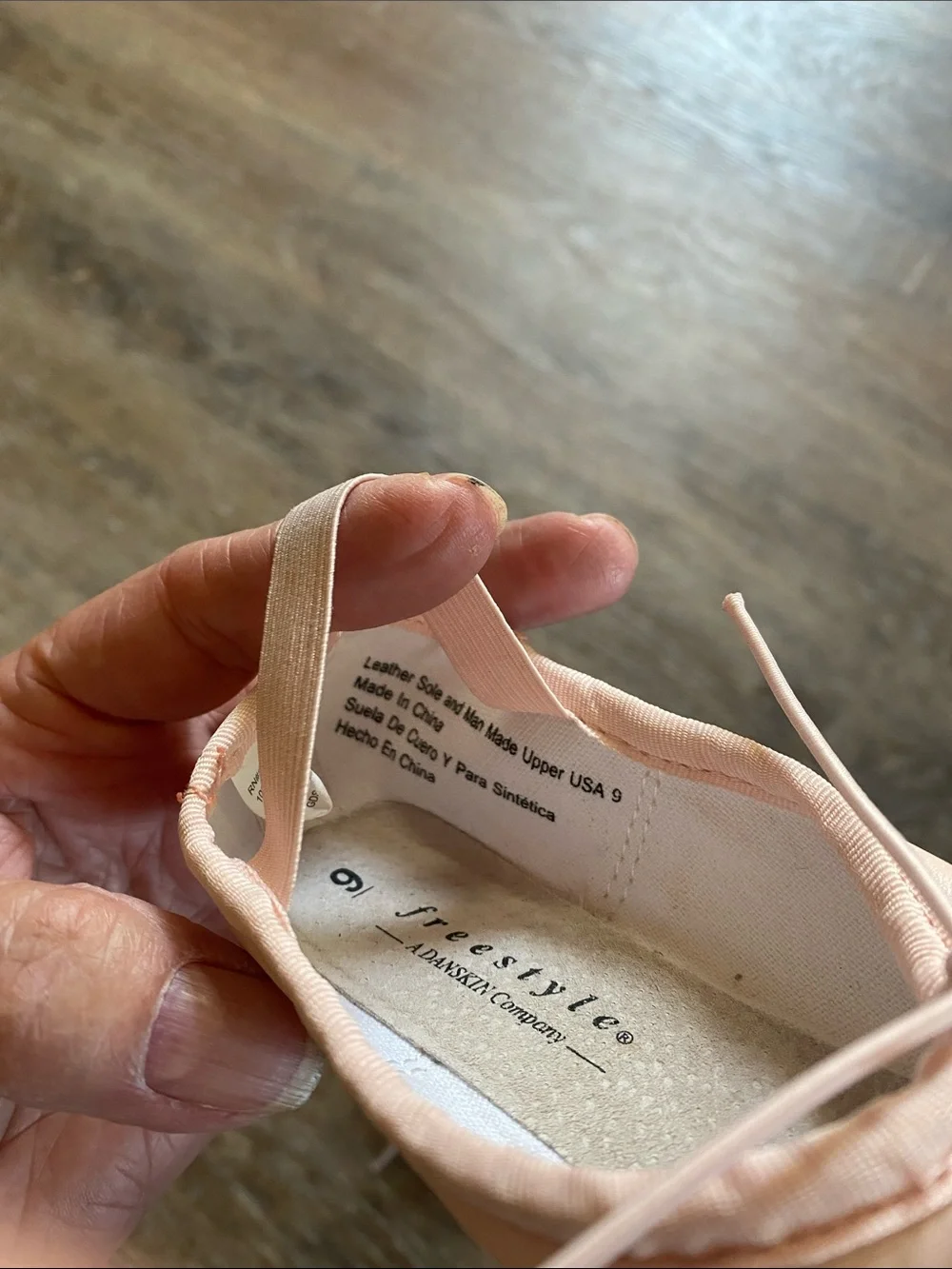 Danskin Freestyle Kids Sz 9 Ballet Flats - Pale Pink